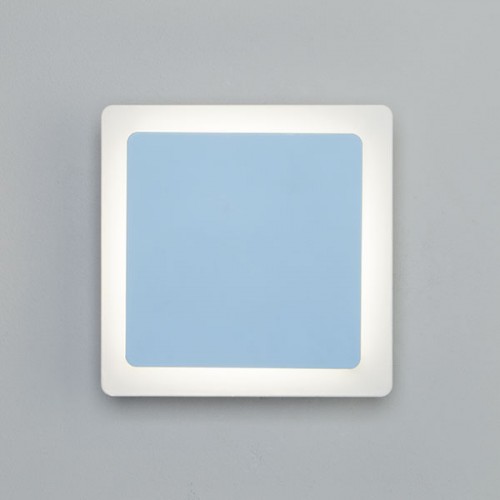 Настенный светодиодный светильник 40136/1 Белый/голубой