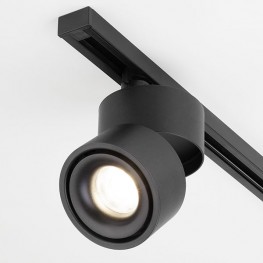Трековый светодиодный светильник для однофазного шинопровода Klips Черный 15W 4200K (LTB 21)
