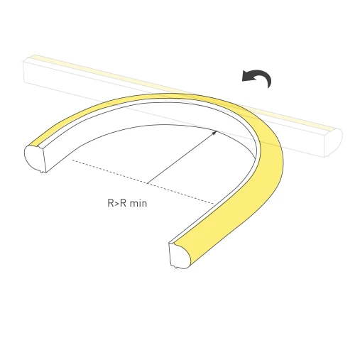 Гибкий неон ARL-MOONLIGHT-1516-DOME 24V RGB (Arlight, 12 Вт/м, IP67)