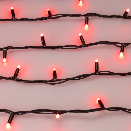 Светодиодная гирлянда ARD-STRING-PRO-10000-BLACK-95LED-MILK-LIVE RGBW-DMX (24V, 10W) (Ardecoled, IP65)