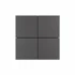 INTELLIGENT ARLIGHT Кнопочная панель KNX-304-23-IN Black (BUS, Frameless) (IARL, IP20 Металл, 2 года)