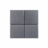INTELLIGENT ARLIGHT Кнопочная панель KNX-304-23-IN Grey (BUS, Frameless) (IARL, IP20 Металл, 2 года)