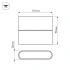 Светильник SP-WALL-FLAT-S110x90-2x3W Day4000 (GR, 120 deg, 230V) (Arlight, IP54 Металл, 3 года)