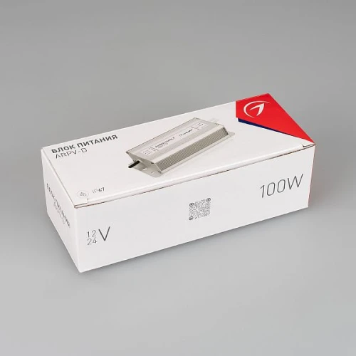 Блок питания ARPV-12100-D (12V, 8.3A, 100W) (Arlight, IP67 Металл, 3 года)