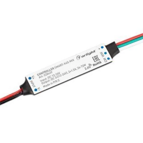 Контроллер SMART-K45-MIX (12-24V, 2x1.5A, 2.4G) (Arlight, IP20 Пластик, 5 лет)