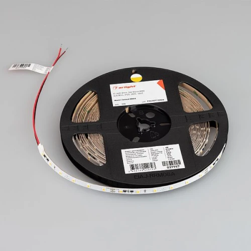 Светодиодная Лента IC-A60-8mm 24V Warm3000 (4.8 W/m, IP20, 2835, 10m) (Arlight, стабилизированная)