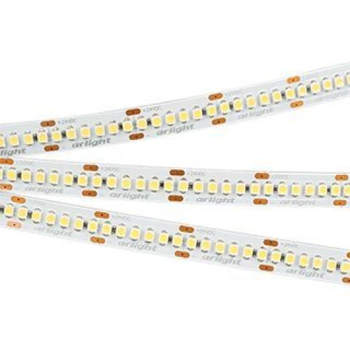 Светодиодная Лента RT-A240-10mm 24V Warm2400 (19.2 W/m, IP20, 3528, 5m) (Arlight, Открытый)