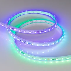 Светодиодная Лента герметичная SPI-P-F72-11mm 24V RGB-PX6 (14.4 W/m, IP66, 3535, 5m) (Arlight, бегущий огонь)