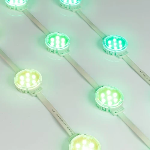 Модуль управляемый SPI-F7-D50 24V RGB-RAM-Auto (1.25W, IP68, 120 deg) (Arlight, Пластик, 3 года)