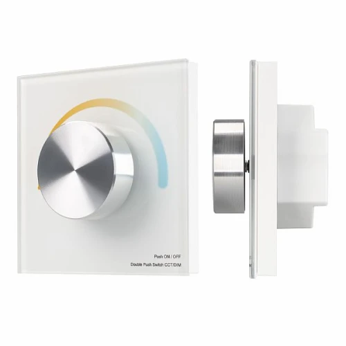 Панель SMART-P2-MIX-G-IN White (3V, Rotary, 2.4G) (Arlight, IP20 Пластик, 5 лет)