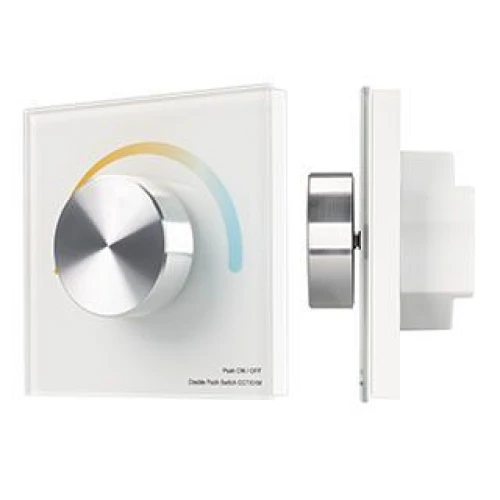 Панель SMART-P2-MIX-G-IN White (3V, Rotary, 2.4G) (Arlight, IP20 Пластик, 5 лет)