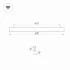 Светильник ALT-LINEAIR-FLAT-UPDOWN-DIM-S2094-600-25W Warm3000 (BK, 100 deg, 230V) (Arlight, IP20 Металл, 3 года)
