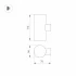 Светильник KT-RAY-WALL-TWIN-R46-2x3W Day4000 (GR, 24 deg, 24V) (Arlight, IP65 Металл, 3 года)