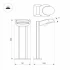 Светильник LGD-EYE-BOLL-H500-6W Warm3000 (GR, 117 deg, 230V) (Arlight, IP54 Металл, 3 года)
