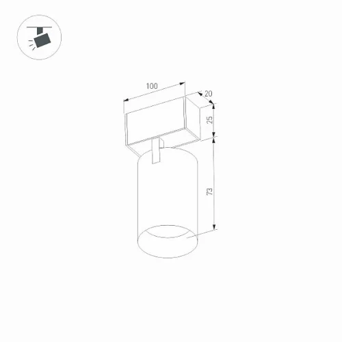Светильник MAG-SPOT-25-R65-5W Day4000 (BK, 30 deg, 24V) (Arlight, IP20 Металл, 5 лет)