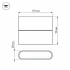 Светильник SP-Wall-110WH-Flat-6W Warm White (Arlight, IP54 Металл, 3 года)