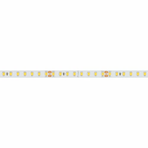 Светодиодная Лента RT-A128-8mm 24V Warm3000 (9.6 W/m, IP20, 2835, 5m) (Arlight, высок.эфф.150 лм/Вт)