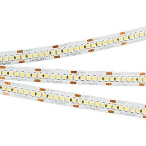 Светодиодная Лента RT-A240-10mm 24V Warm2700 (19.2W/m, IP20, 3528, 5m) (Arlight, 19.2 Вт/м, IP20)