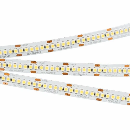 Светодиодная Лента RT-A240-10mm 24V Warm2700 (19.2W/m, IP20, 3528, 5m) (Arlight, 19.2 Вт/м, IP20)