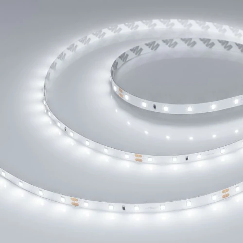Светодиодная Лента RT-A60-8mm 24V White6000 (7.2 W/m, IP20, 2835, 5m) (Arlight, Открытый)
