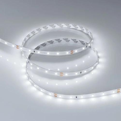 Светодиодная Лента RT-A60-8mm 24V White6000 (7.2 W/m, IP20, 2835, 5m) (Arlight, Открытый)