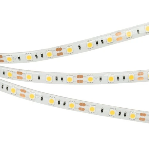 Светодиодная Лента RTW 2-5000SE 12V Cool 2x (5060, 300 LED, LUX) (Arlight, 14.4 Вт/м, IP65)