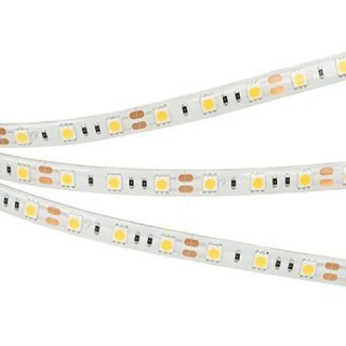 Светодиодная Лента RTW 2-5000SE 12V Cool 2x (5060, 300 LED, LUX) (Arlight, 14.4 Вт/м, IP65)