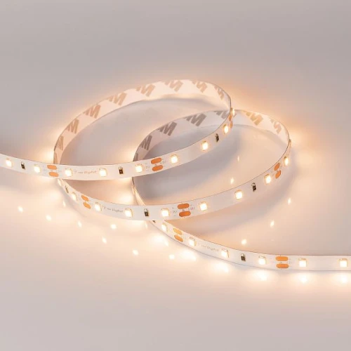 Светодиодная лента Лента RT 2-5000 12V Warm3000 (2835, 300 LED, CRI98) (Arlight, 7.2 Вт/м, IP20)