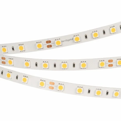 Светодиодная Лента RT 2-5000 24V Cool 8K 2x (5060, 300 LED, LUX) (Arlight, 14.4 Вт/м, IP20)
