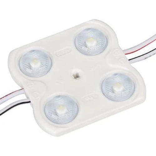 Светодиодный Модуль герметичный CRAFT-2835-4-12V Warm 170deg (45x43mm, 1.6W, IP67) (Arlight, Закрытый)