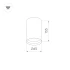 Корпус SP-POLO-SURFACE-R65 (WH, 1-3, 200mA) (Arlight, IP20 Металл, 5 лет)