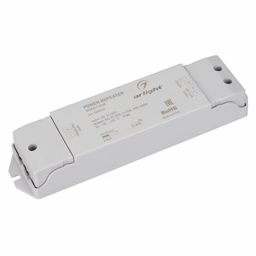 Усилитель SMART-DIM (12-24V, 1x15A) (Arlight, IP20 Пластик, 5 лет)