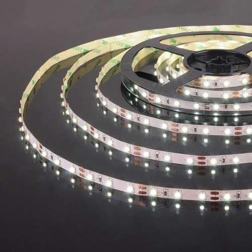 Светодиодная лента 12V 4,8W 60Led 2835 IP20 холодный белый, 5м