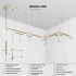 Brass Line Трековый светильник 10W 3000K латунь 85528/01