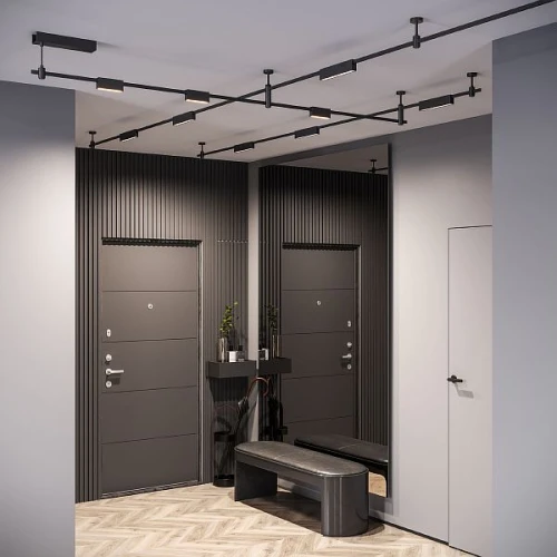Esthetic Magnetic Трековый светильник 6W 3000K чёрный 85122/01