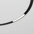 Slim Magnetic Трековый светильник для радиусного шинопровода 8W 4200K Planar чёрный Ø 800мм 85179/01