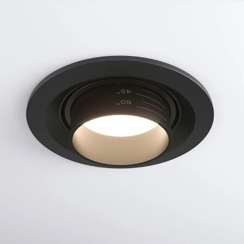 Потолочный светодиодный светильник 9920 LED 15W 3000K черный 9920 LED