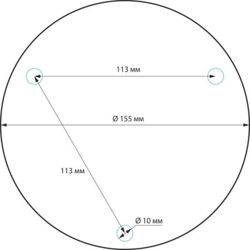 Ландшафтный светильник IP54 1507 TECHNO черный