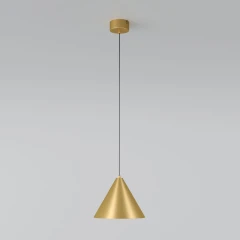 Светильник подвесной светодиодный Conus 16W 3000K золотой 50316 LED