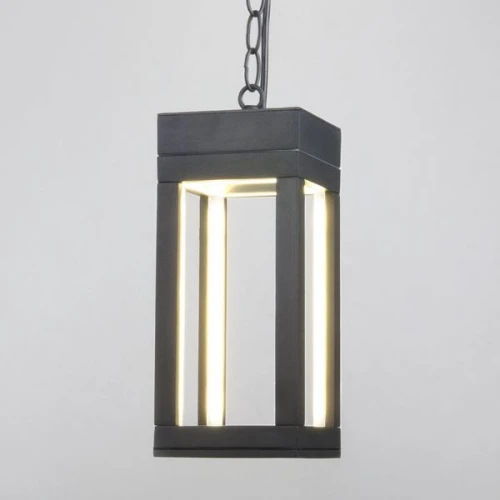 Уличный подвесной светодиодный светильник Frame LED IP54 1528 TECHNO LED серый