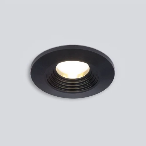 Встраиваемый светодиодный светильник LED 3W 3000K COB BK черный 9903 LED