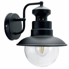 Светильник садово-парковый Feron PL571 на стену вниз 60W 230V E27, черный , 11597