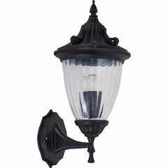 Светильник садово-парковый Feron PL582 на стену вверх 60W 230V E27, черный , 41165