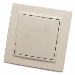 Выключатель 1-клавишный, STEKKER, PSW10-9003-02, 250В, 10А, серия Эрна, слоновая кость , 39230